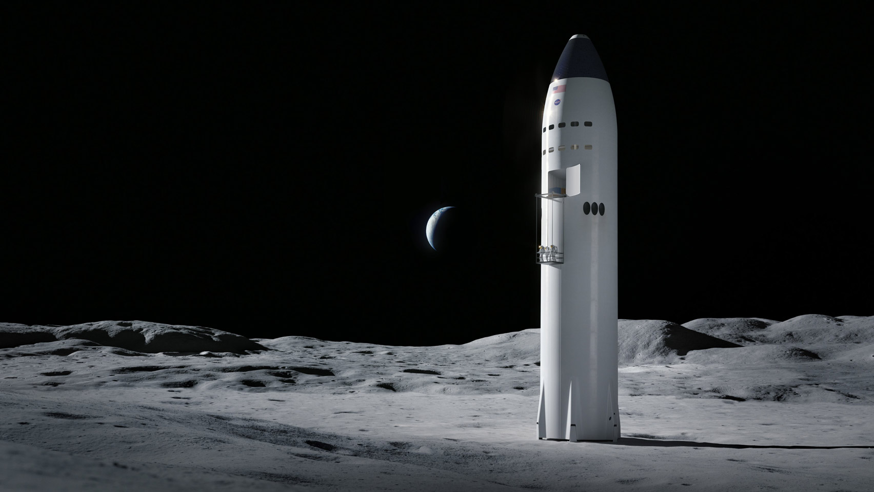 SpaceX will design NASA moon lander